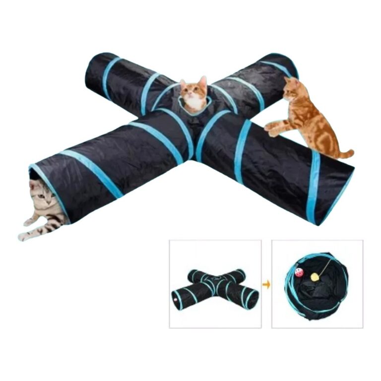 Túnel Dobrável Gatos e Animais Estimação 4 Bur