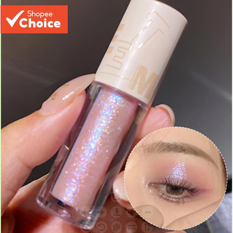 Sombra Líquida Glitter , Clareadora De Olhos Brilhante Pérola Natural À Prova Dágua Stick De Maquiag