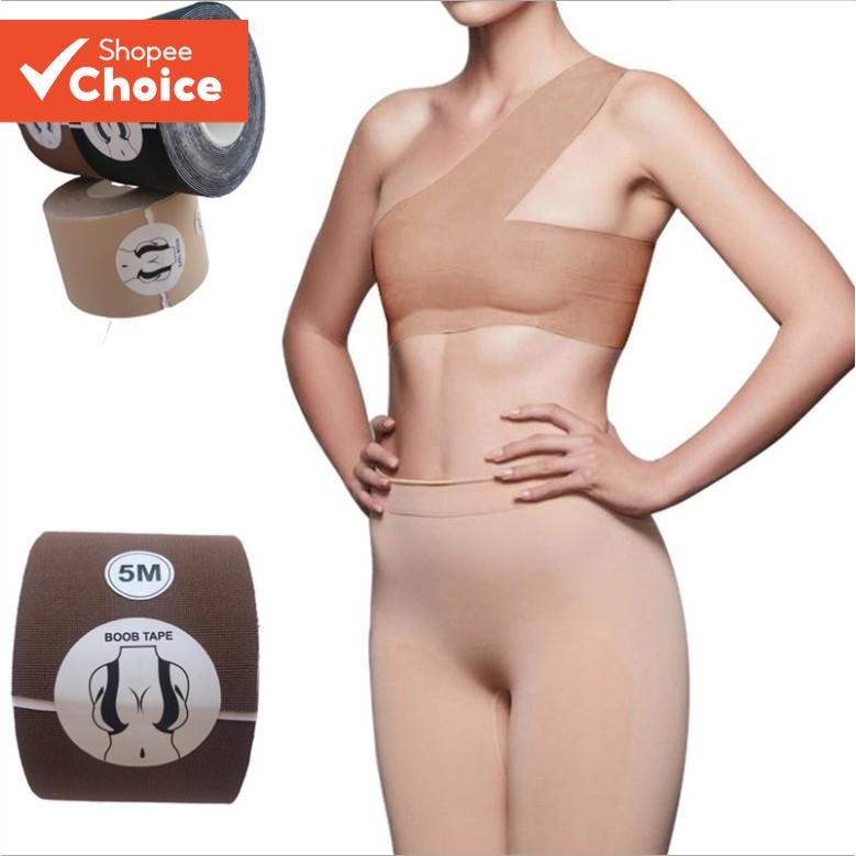 Fita De Peito De 5M-Levantamento De Seios DIY , Push Up E Invisível , Capa De Mamilo Cortada Para Aj