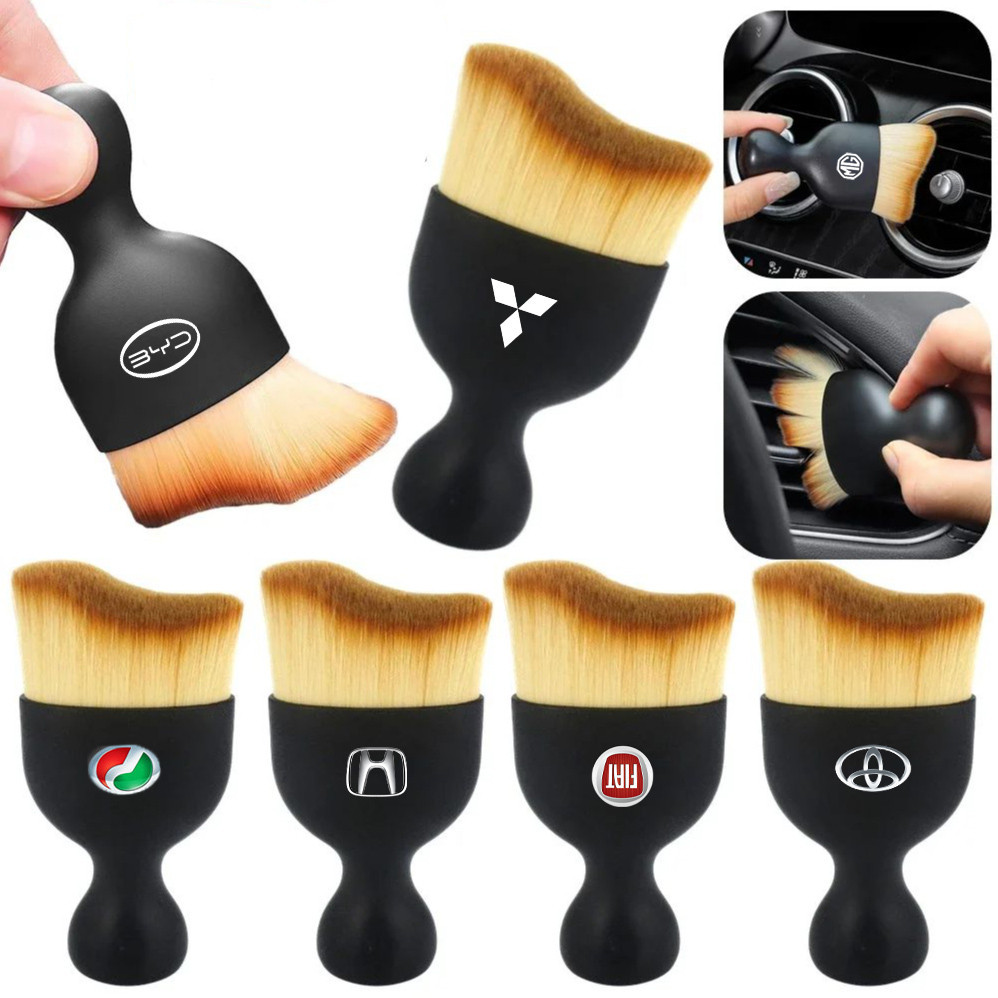Escova De Limpeza Para Carro Macia De 1 Peça-Eliminador De Pó Eficaz Com Design Inovador Ranhuras Sa