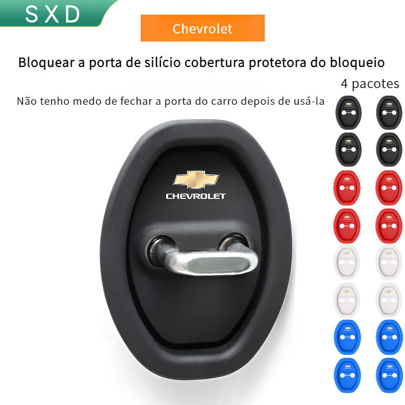 SXD Almofada de proteção para fechadura de porta de carro Chevrolet Almofada absorvente de choque
