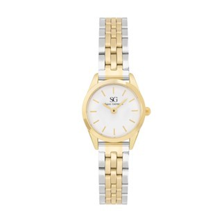Relógio Feminino Dourado Prata Saint Germain R