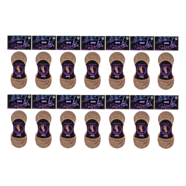 KIT MEIAS ONFIT MINI 14 PARES ALGODÃO NUDE BEGE T