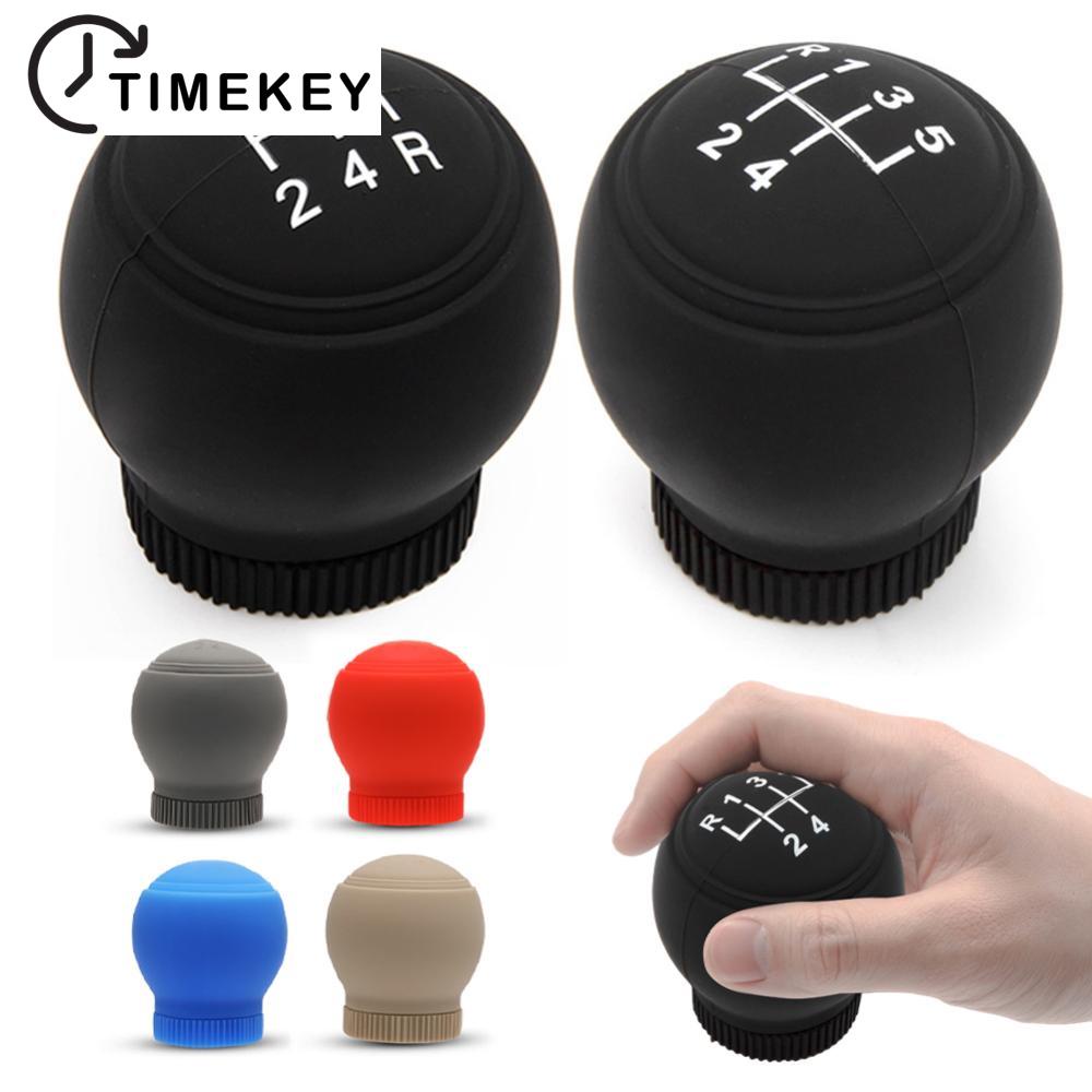 Universal Round 5/6 Speed Silicone Carro Caixa De Para Colarinhos De Mudança De Marcha Alavanca Aces