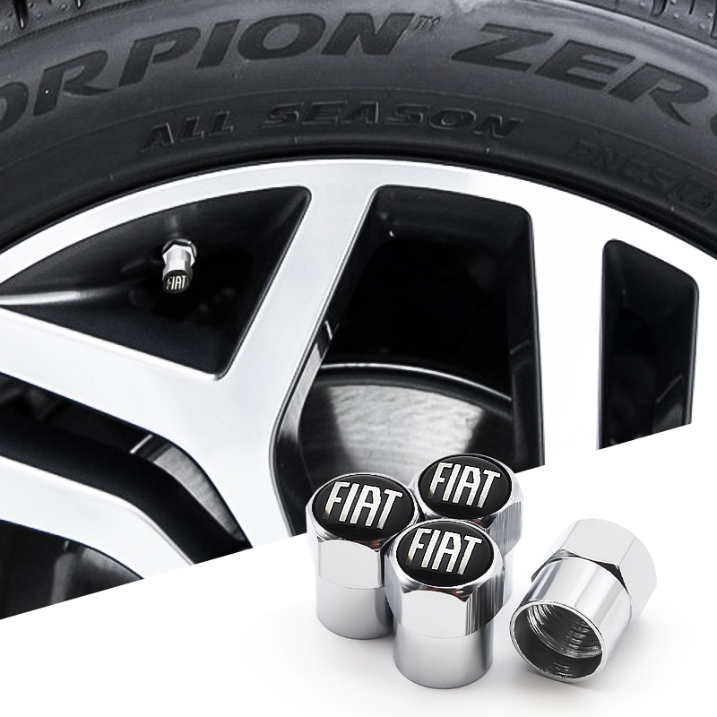 4Pcs/Set Tampas De Válvula De Pneus Alumínio Com Vedação Em Liga De Haste À Prova De Pó Universal Pa