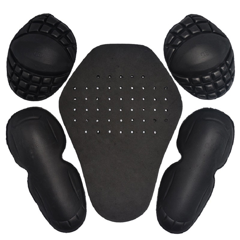 5pcs Capa Protetora De Revestimento De Motocicleta Protetores Ombros De Cotovelo Armadura Traseira P