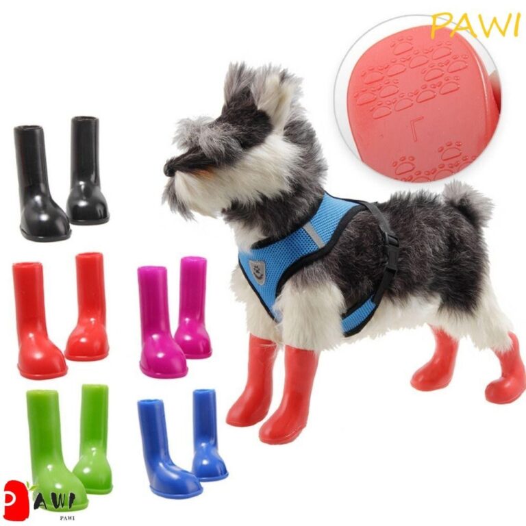 PAWI 4 Peças Botas De Chuva Para Cães , Sapatos 