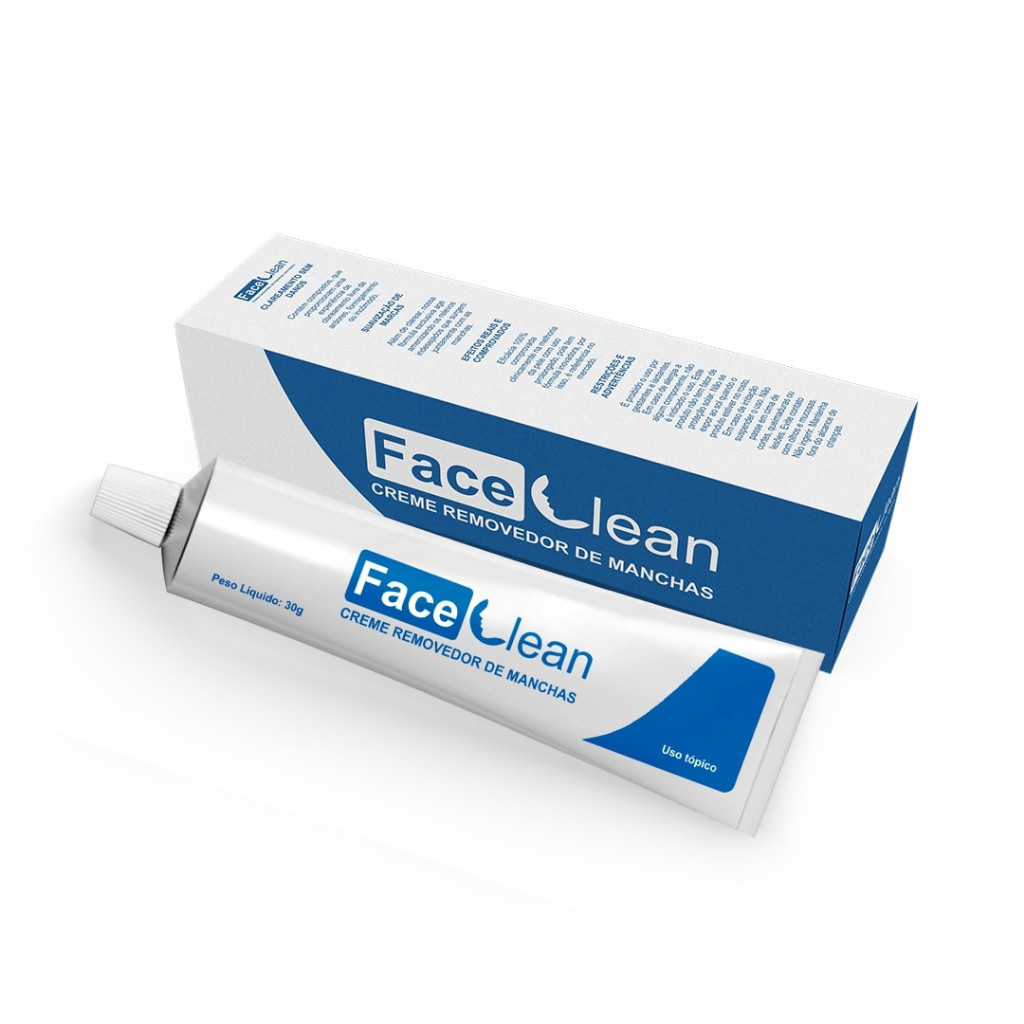 Clareador Melasma Face Clean Manchas de Pele, Rosto, colo e mãos 30g