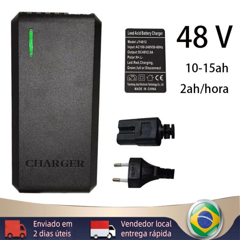[BR Envio Imediato] Carregador 48v 10-15ah 2ah/Hor