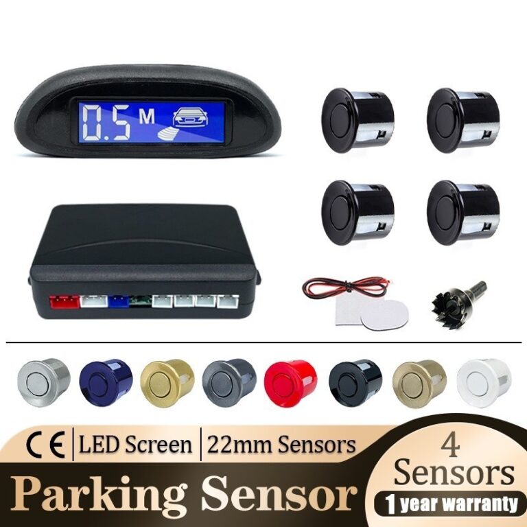 Kit Completo De Sensor De Estacionamento Reverso C