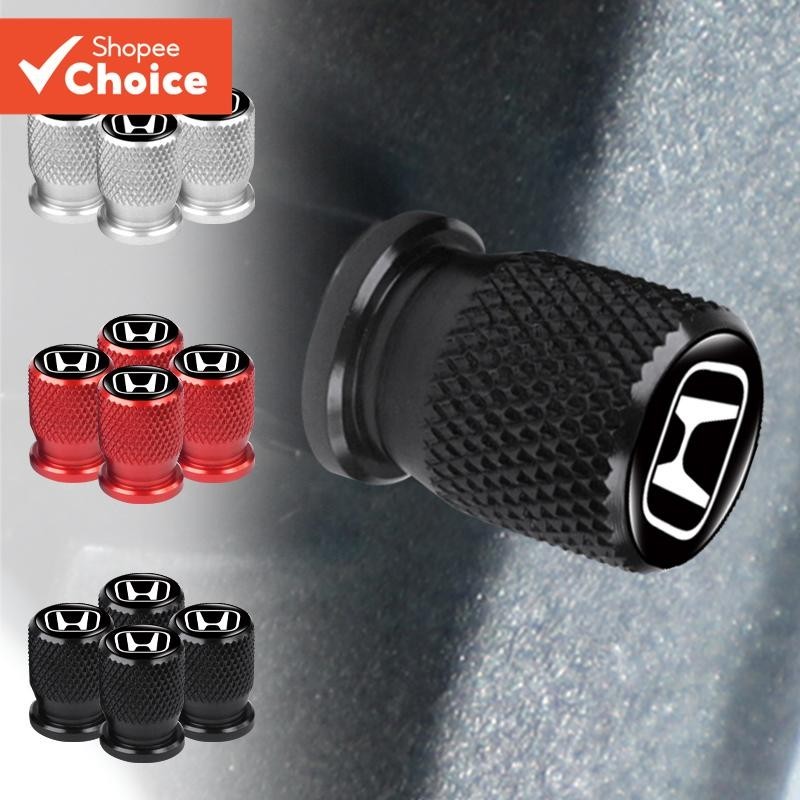 4pcs Tampa Roscada Para Pneus De Carro Com Estilo Anti-Pó Honda TYPER Civic XR-V HR