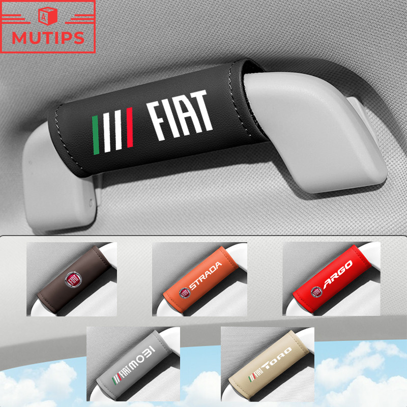 Fiat Porta Interna Do Carro Apoio De Braço Protetor De Couro Luvas De Tração No Teto Capa Da Alça Pa