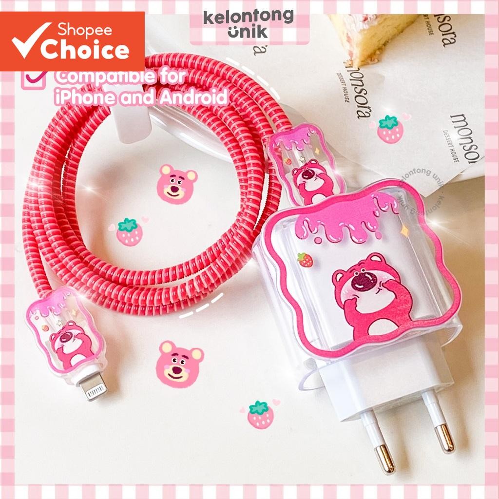 5 Pçs Conjunto Caso Carregador Para iPhone 18W/20W Protetor De Cabeça De Carregamento Onda Borda Cab