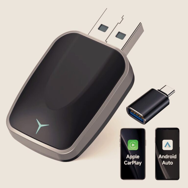 Adaptador CarPlay 2 Em 1 Com Fio Para Sem E Androi