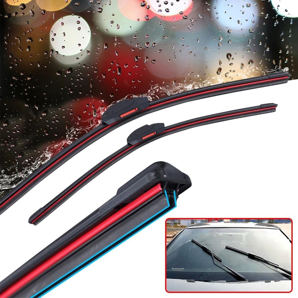 Lâminas De Limpador De Para-Brisa De Carro , Universal , Repelente De Água , Duplo , Sem Suporte Mol