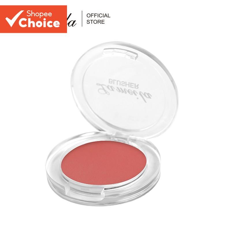 Lameila Face Blusher Maquiagem Blush On Powder Em Pó Alta Pigmentada Natural Matte Cosmético