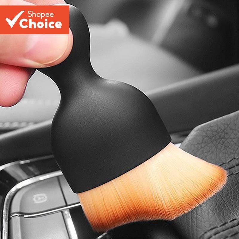 1 Pacote De Escova De Limpeza De Veludo Para Remoção De Poeira De Lacuna De Carro Saída Interna E Ca