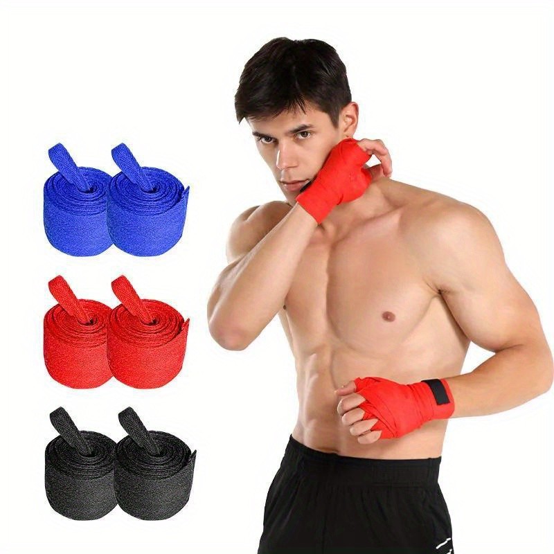 1 Unidade De Pulseira De Treinamento De Boxe , Tiras Esportivas , Faixa De Embrulho De Mão-2.5 M
