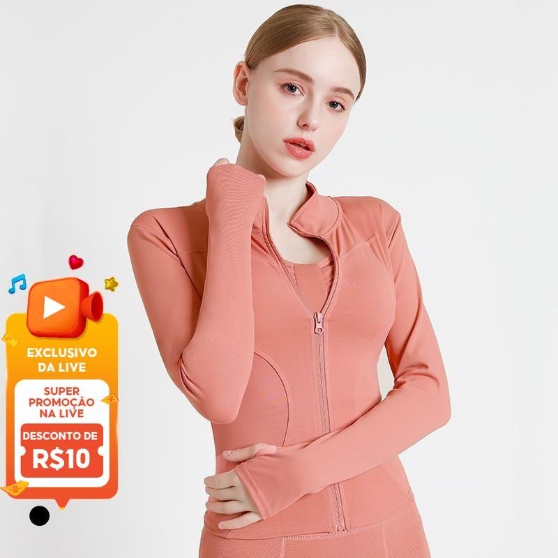 Proteção UV Slim Academia Yoga Jaqueta De Ciclismo Ao Ar Livre Fitness Sports Tops