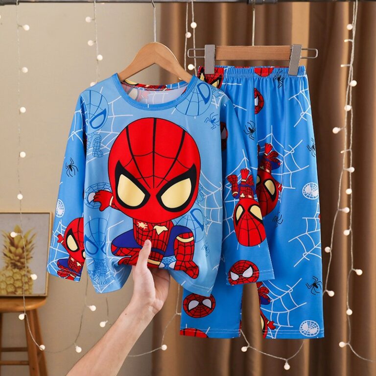 Homem Aranha Pijama infantil Meninos e Meninas Cal