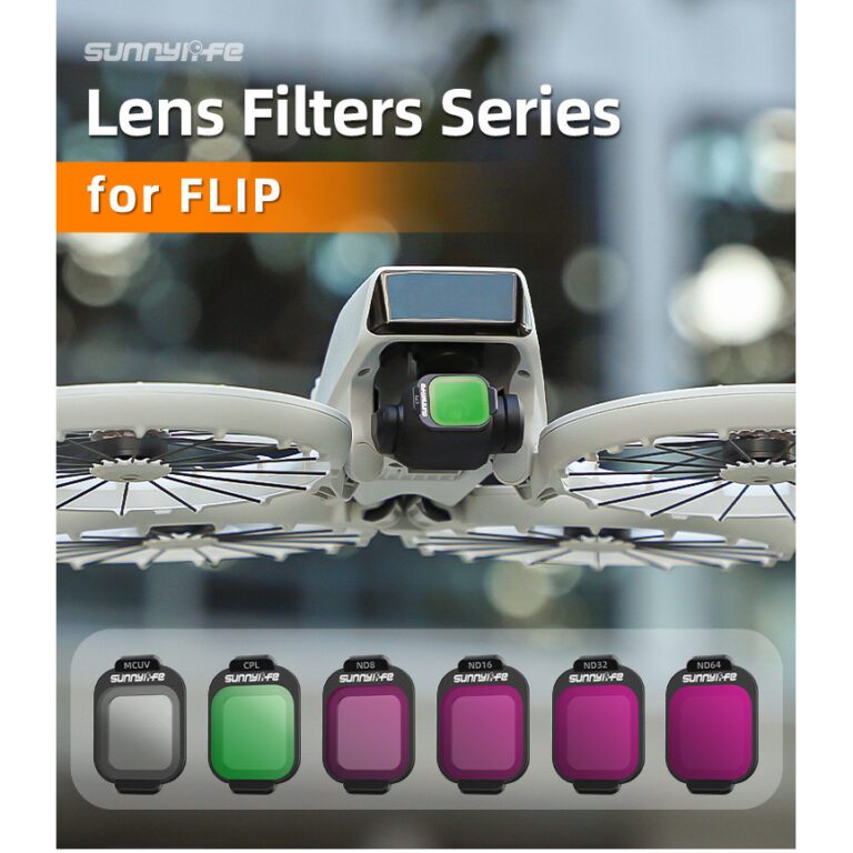 Sunnylife Para DJI FLIP Lente Filtros Conjunto MCU