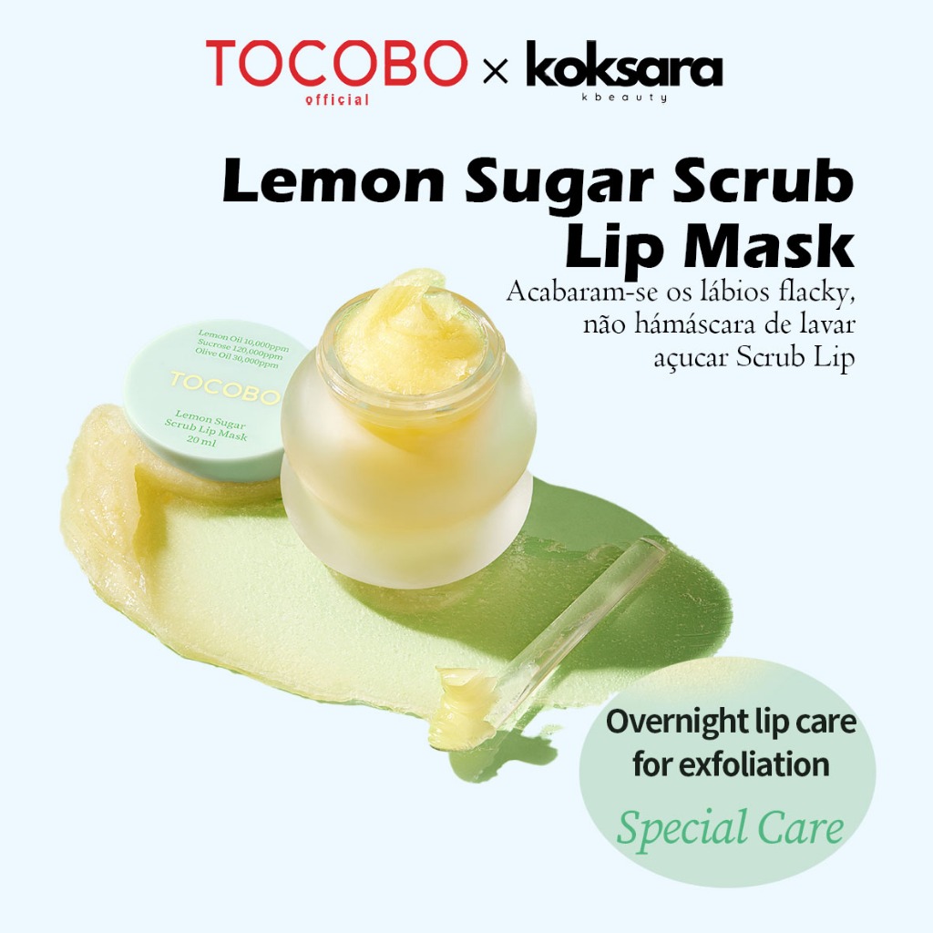 TOCOBO Lemon Sugar Scrub Lip Mask 20ml