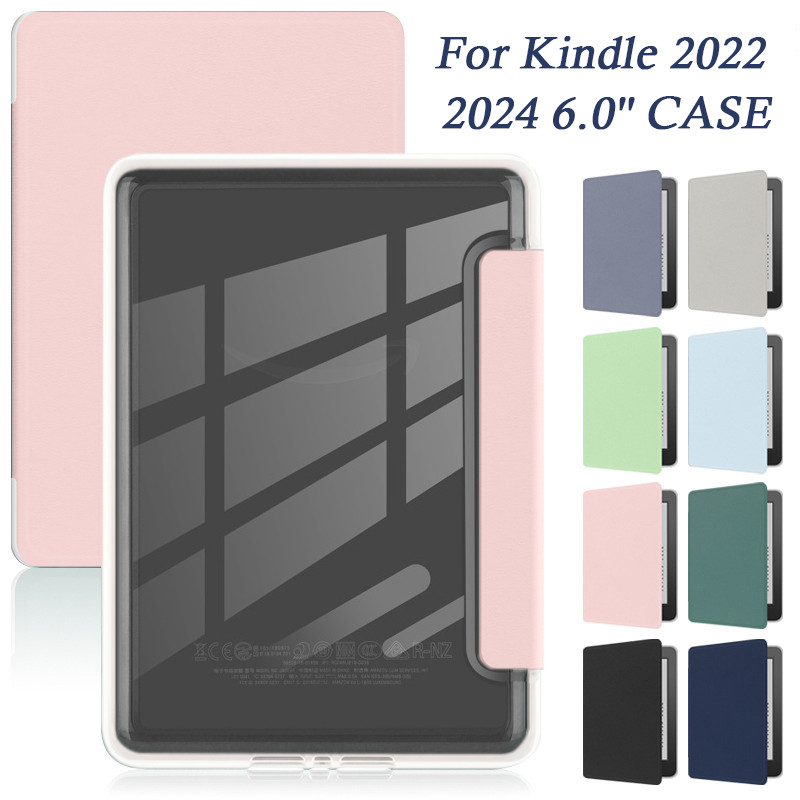 Capa para Kindle 11. Geração 2024 2022 6 Acrílico Transparente com Função Sleep/Wake RS23CV/C2V2L3