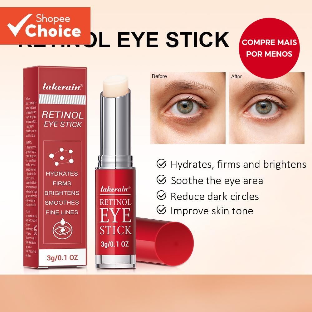 3g De Creme Para Os Olhos Com Retinol : Remove Bolsas , Melhora As Olheiras E Hidrata A Área Dos
