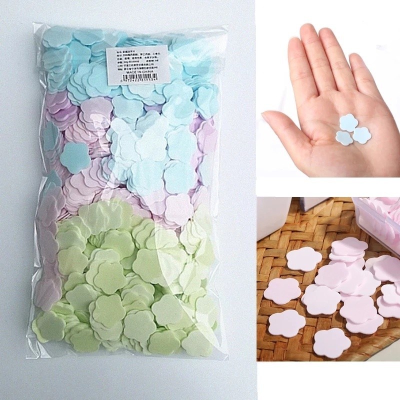 10000pcs sabonete portátil para lavar as mãos/papel descartável com sabão/mini-folhas espumantes ext