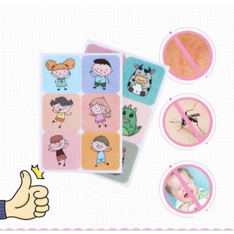 Kit 36 Adesivos Repelente Infantil E Adulto Mosqui