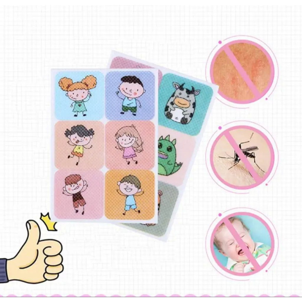 Kit 36 Adesivos Repelente Infantil E Adulto Mosquito Dengue Cor Multicolorido Diverso
