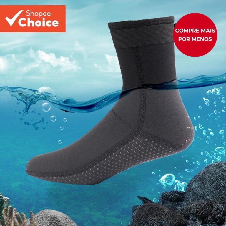 Meias De Mergulho De Neoprene Antiderrapantes Bota