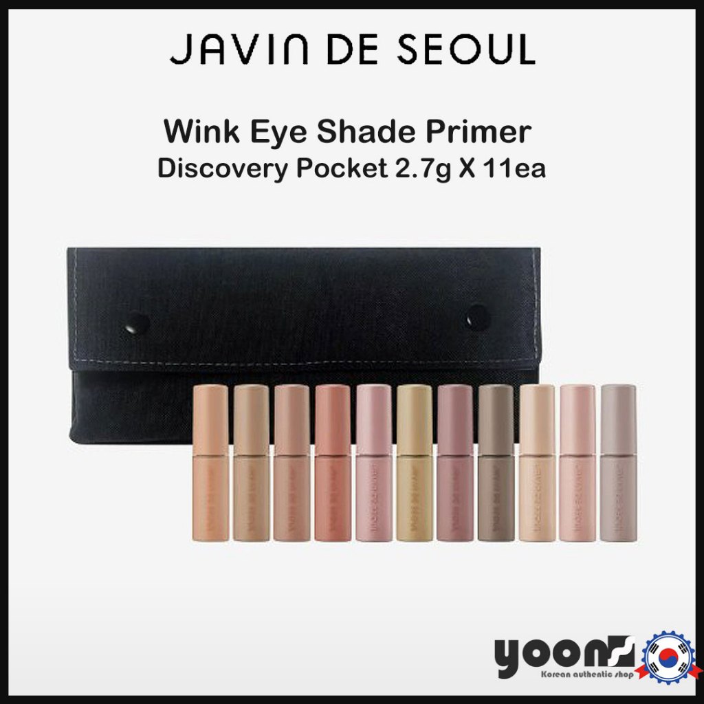 [JAVIN DE Seul] Wink Eye Shade Primer Discovery Pocket 2.7g X 11ea (+ Bolsa) _da Coreia