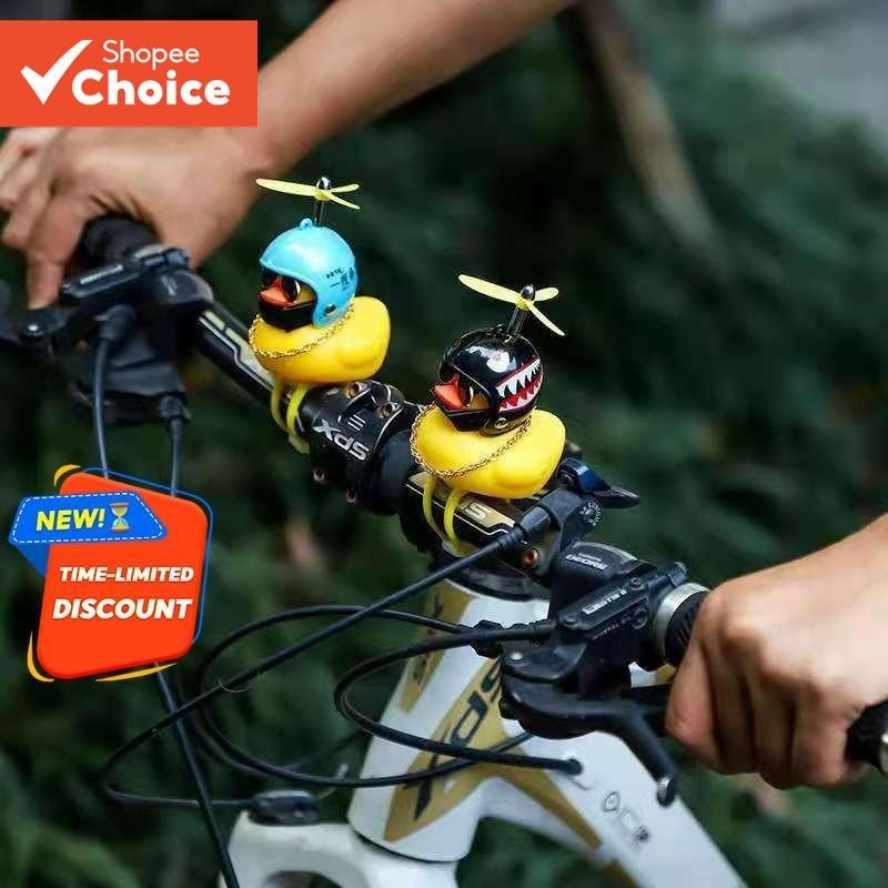 1 Peça Decoração De Carro De Pato Amarelo Capacete Motocicleta Elétrica Bicicleta Internet Celebrida