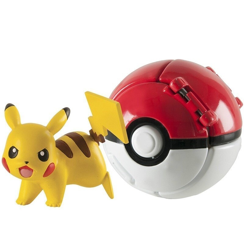 A00003 Poké Bola Poké Explosiva Explosiva Reversível ao Toque Ornamentos de Brinquedos Poké