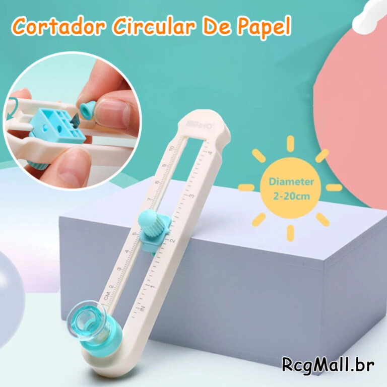 Cortador De Papel Circular De 2-20cm De Escala Aju