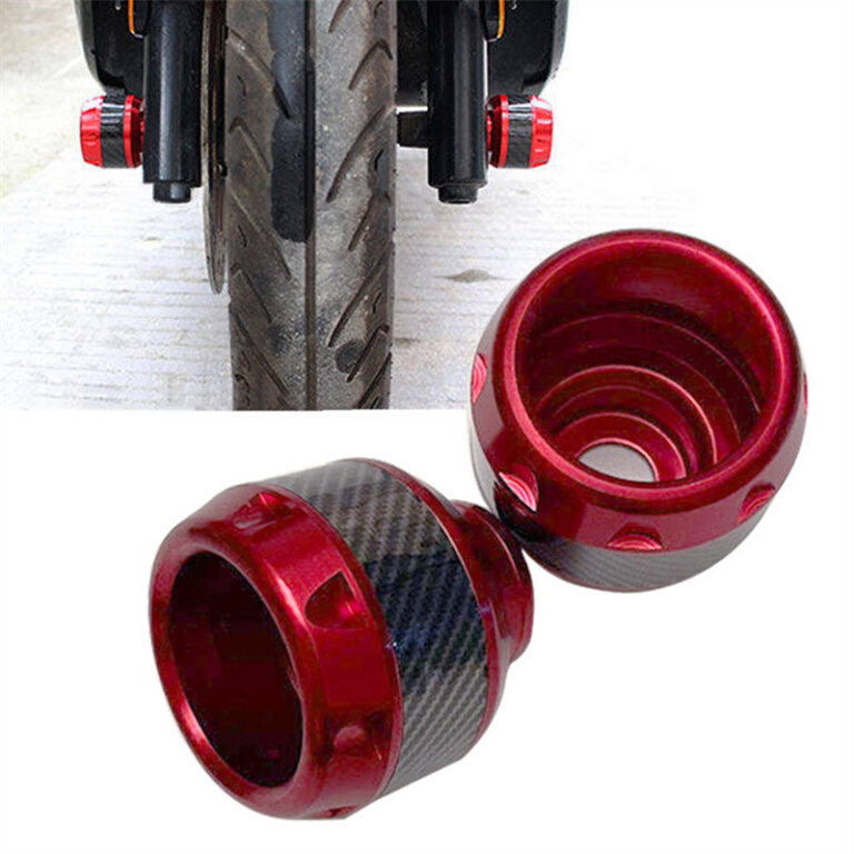 Um Par De Capas De Garfo Dianteiro De Motocicleta 