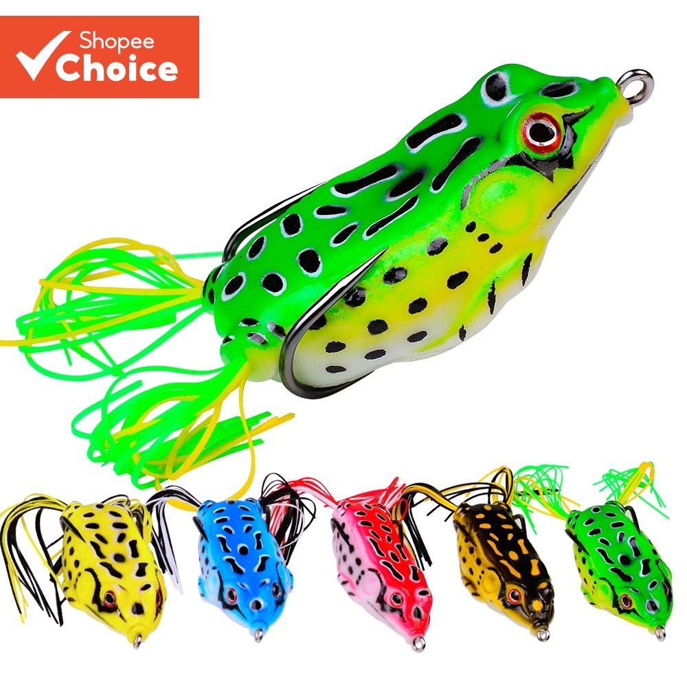 Isca De Pesca De Sapo Biônico-Kit Trovão Artificial , Tropas De Peixe Umpan Flexíveis Especiais Para