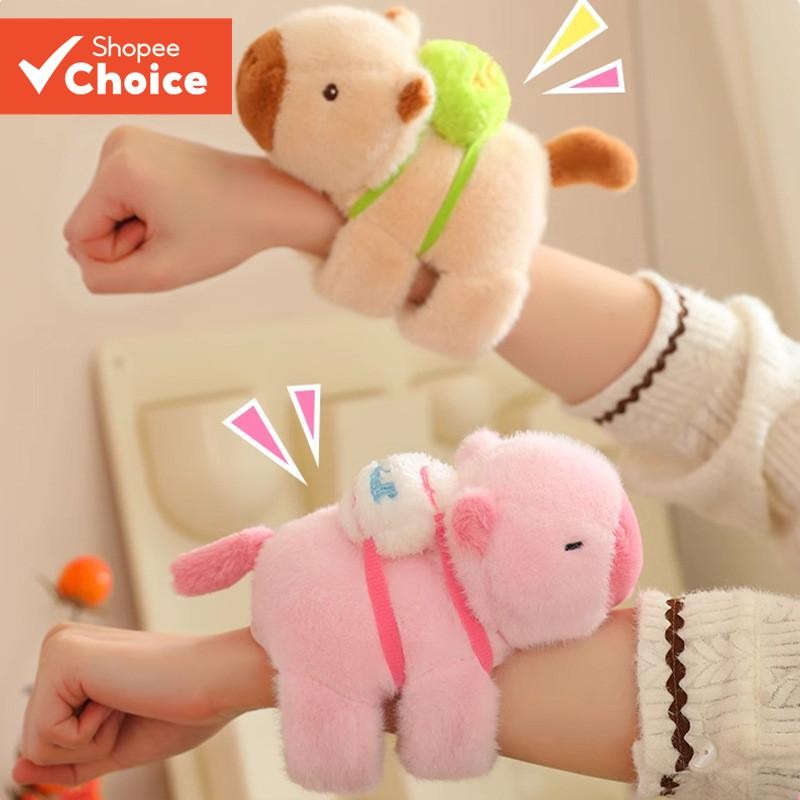 Brinquedo De Pulseira De Pelúcia CapyLove Capivara-Lindo Anel De Boneca De Pulso Para Meninas , Pres