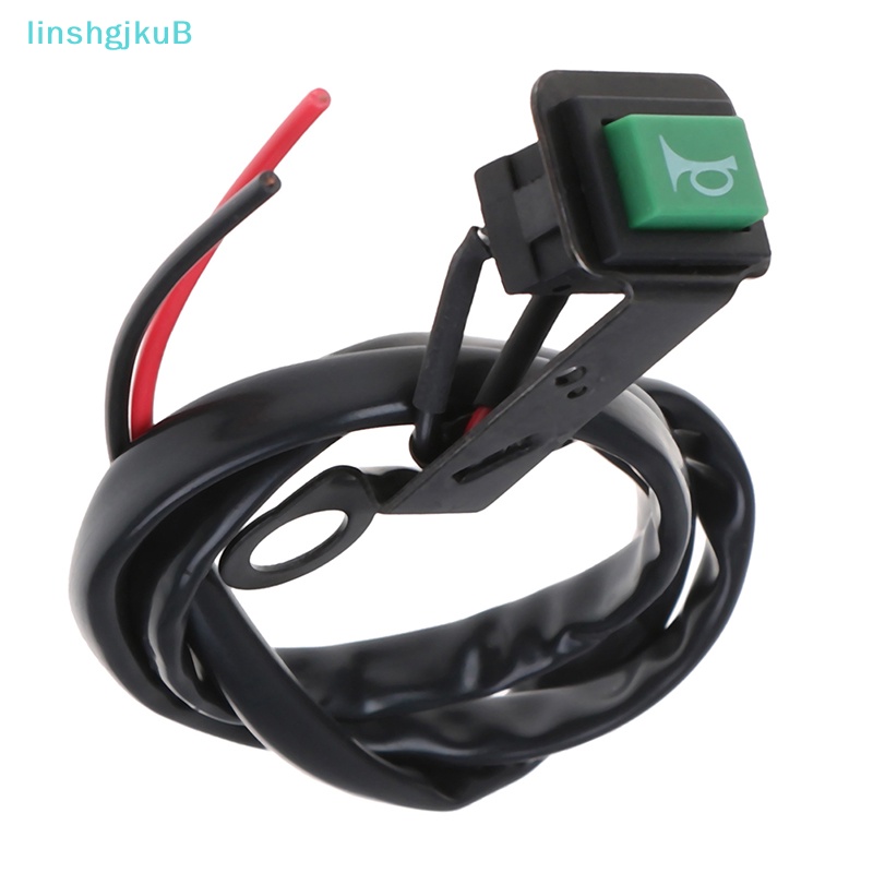 [lLinshgjkuB] Botão De Sinal De Buzina Elétrica Para Motocicleta , Scooter , Bicicleta , [Novo]