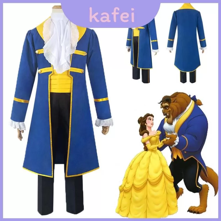 E Adulto Bela A Fera Príncipe Adam Cosplay Traje 