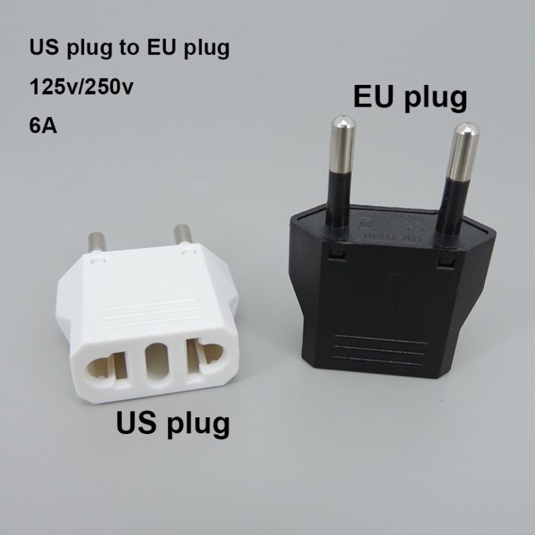2 Pinos Universal US To EU Plug Eua Euro Europa Pa