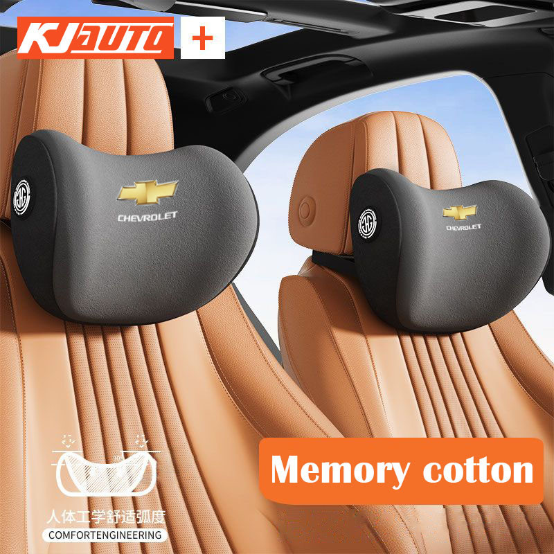 Ergonomics  Chevrolet Memória Algodão Para O Encosto De Cabeça Do Assento Carro Acessórios De Decor