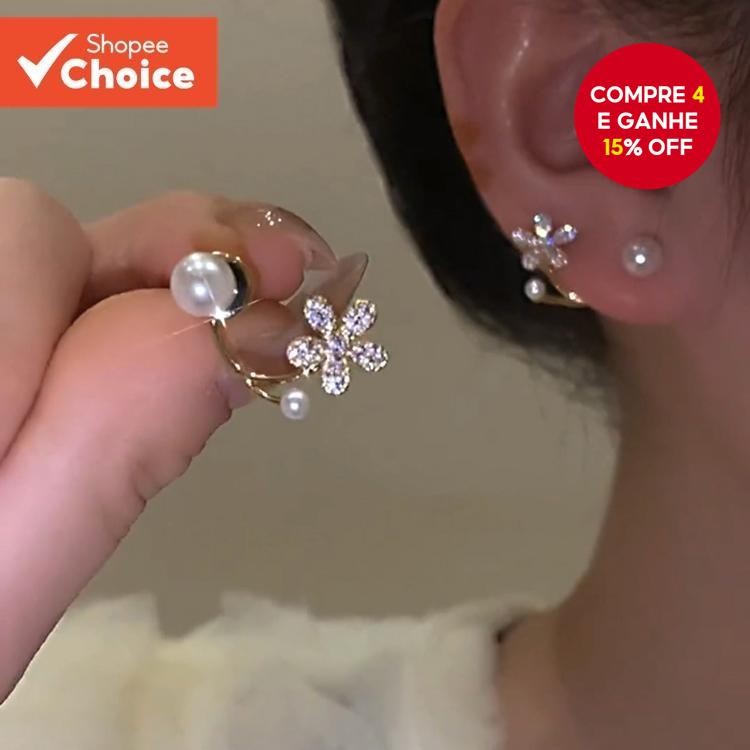 Brincos De Luxo Estilo Francês Para Mulheres , Fe