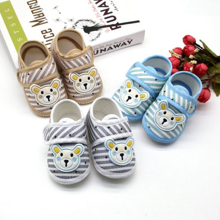Sapatos De Algodão Para Bebês Meninos Com Estamp