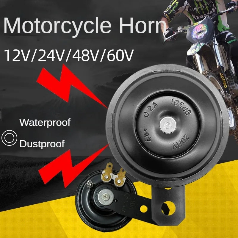 XF Buzina Para Motocicleta , 12/48V/60V , Tweeter Automotivo , Kit De Aviso Elétrico , 105DB , Elétr