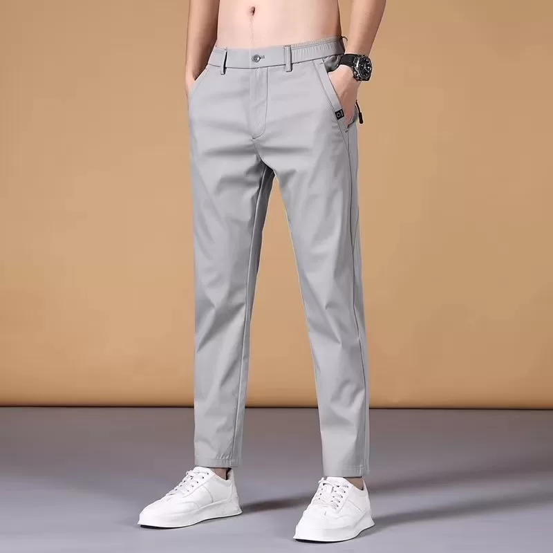 Calça Casual Masculina De Verão Fina Popular De Moda Coreana .
