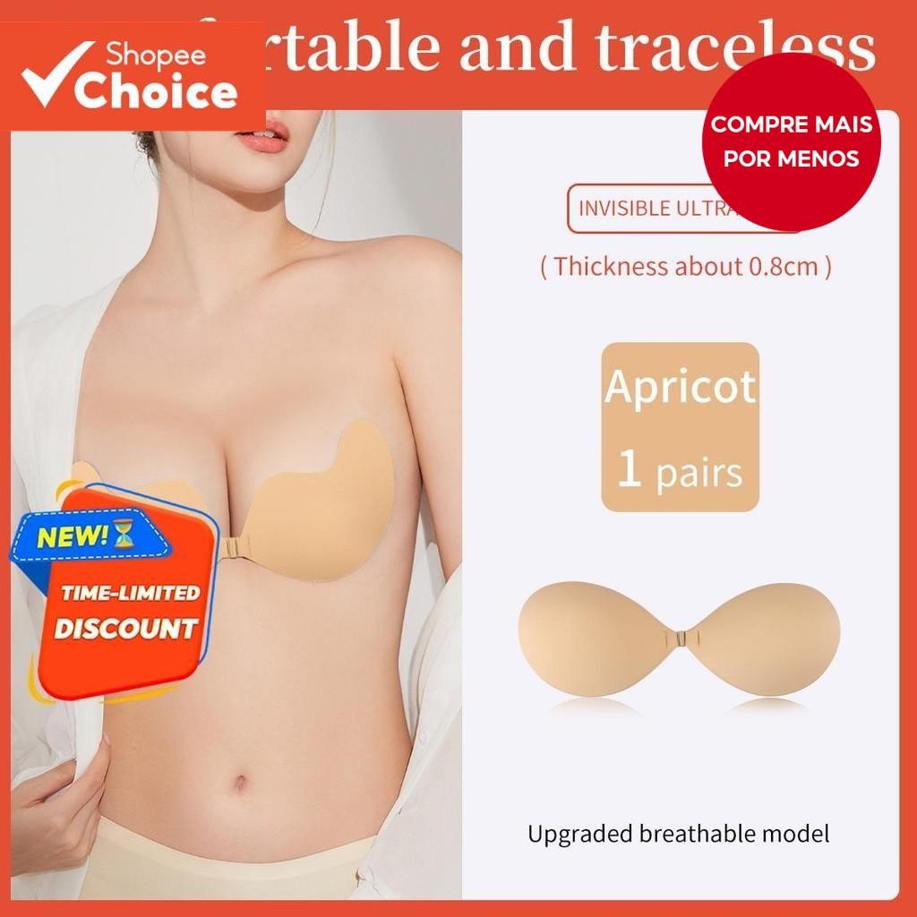 Capa De Mamilo Reutilizável Fita Sutiã De Silicone Autoadesivo Para Mulheres Push Up NuBra