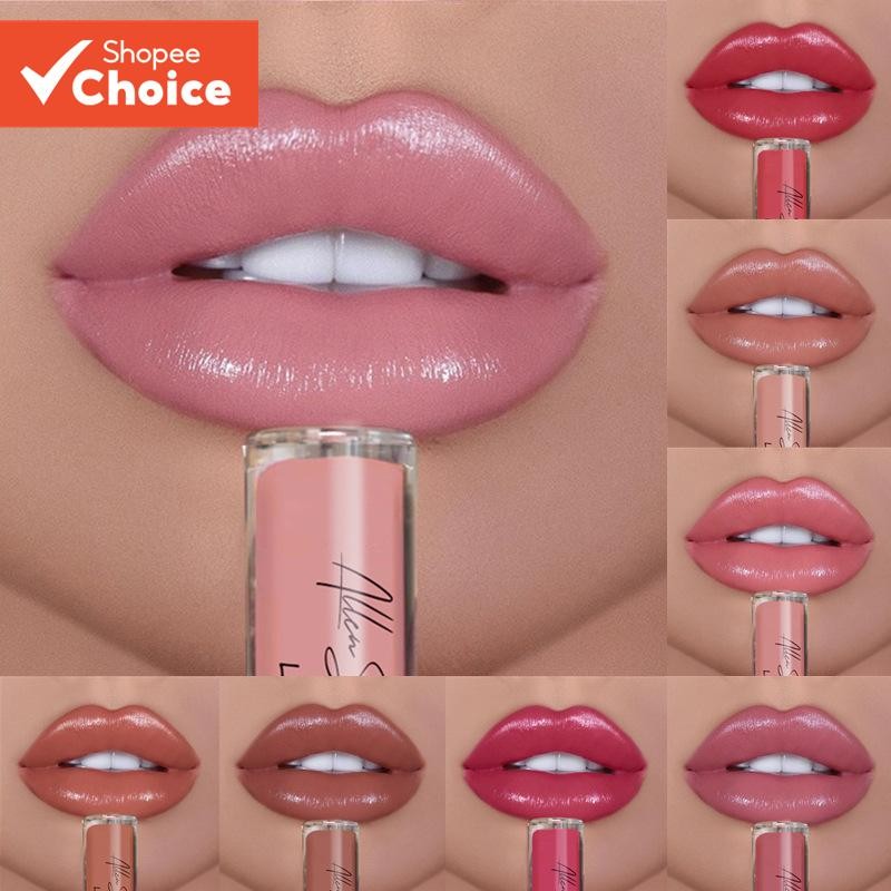 Creme Brilho Labial à Prova dÁgua com Longa Duração e Cor Vívida – Beleza Europeu Americano