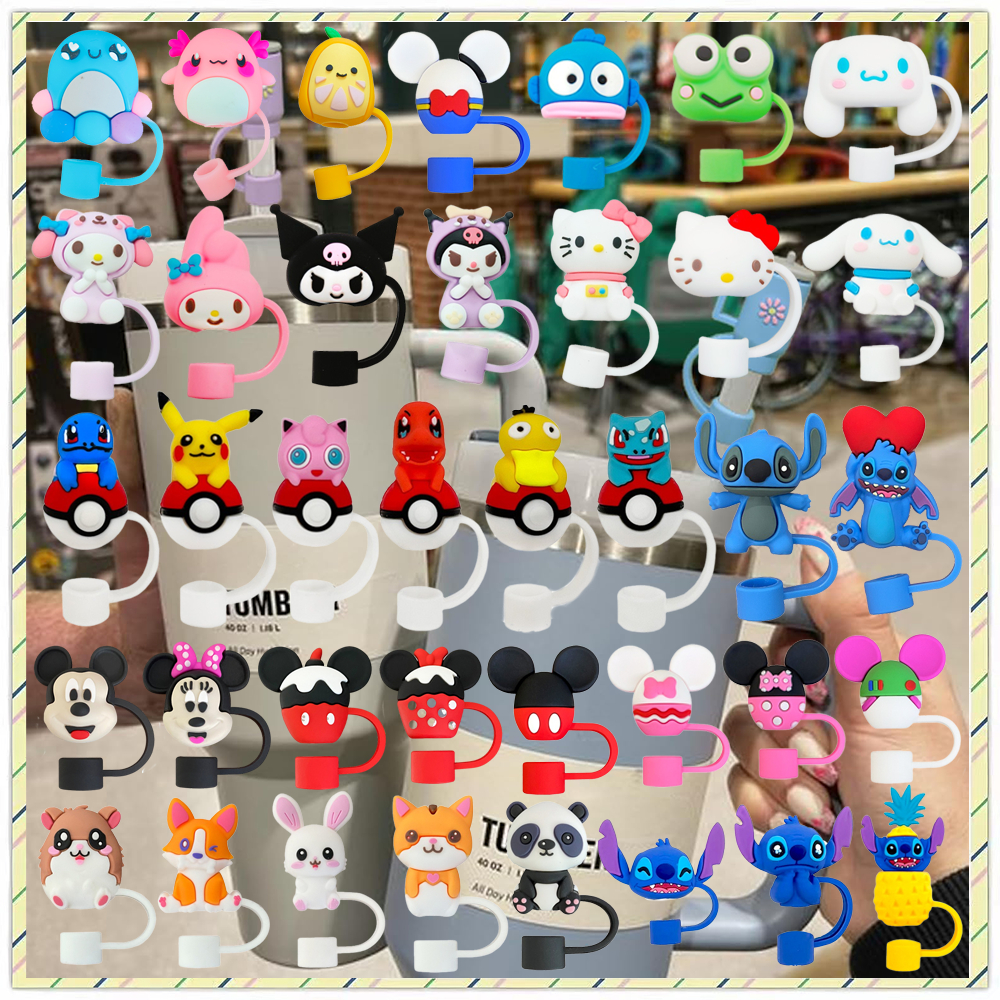 1 Peça Tampa De Palha De 10 Mm Dos Desenhos Animados Disney Sanrio Compatível Com Stanley 30 E 40 On